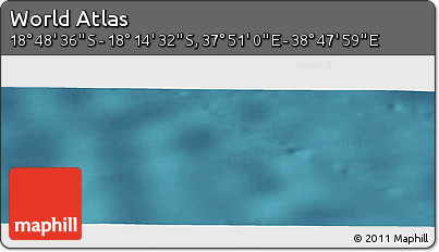 Satellite Panoramic Map of the Area around 18° 31' 34" S, 38° 19' 30" E