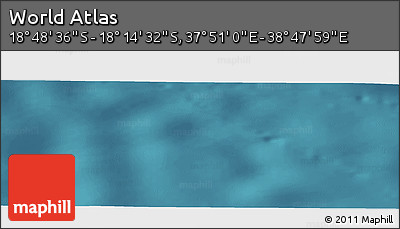 Satellite Panoramic Map of the Area around 18° 31' 34" S, 38° 19' 30" E