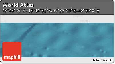 Satellite Panoramic Map of the Area around 18° 31' 34" S, 40° 1' 29" E