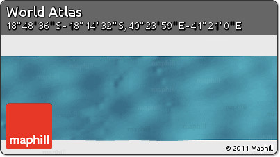 Satellite Panoramic Map of the Area around 18° 31' 34" S, 40° 52' 30" E
