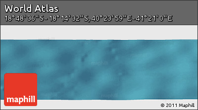 Satellite Panoramic Map of the Area around 18° 31' 34" S, 40° 52' 30" E
