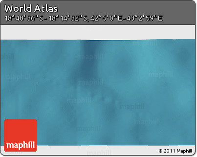 Satellite 3D Map of the Area around 18° 31' 34" S, 42° 34' 30" E