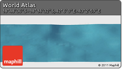 Satellite Panoramic Map of the Area around 18° 31' 34" S, 42° 34' 30" E