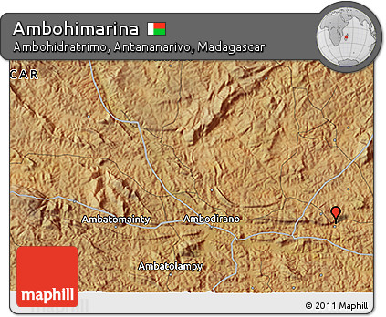 Satellite 3D Map of Ambohimarina