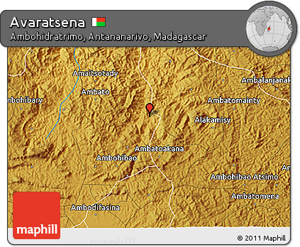 Physical 3D Map of Avaratsena