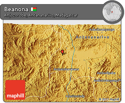 Physical 3D Map of Beanona