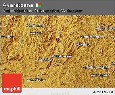 Physical 3D Map of Avaratsena