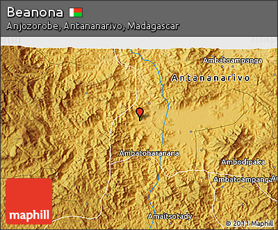 Physical 3D Map of Beanona