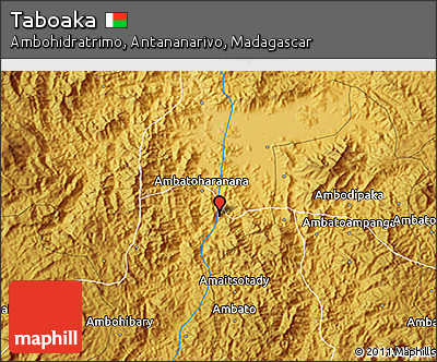 Physical 3D Map of Taboaka