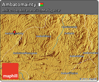 Physical 3D Map of Ambatomainty
