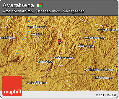 Physical 3D Map of Avaratsena