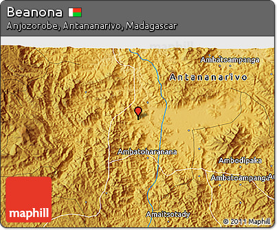 Physical 3D Map of Beanona