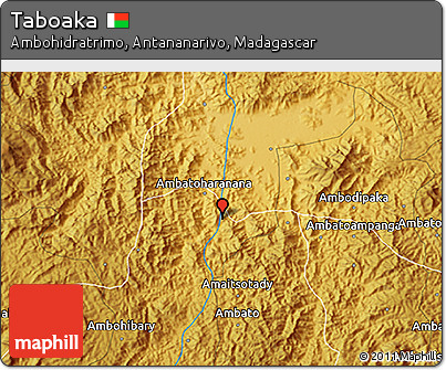 Physical 3D Map of Taboaka