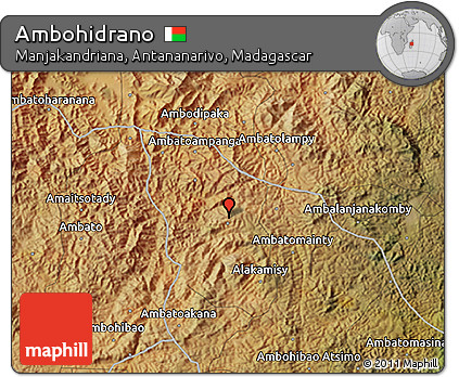 Satellite 3D Map of Ambohidrano
