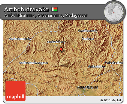 Satellite 3D Map of Ambohidravaka