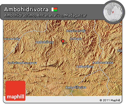 Satellite 3D Map of Ambohidrivotra