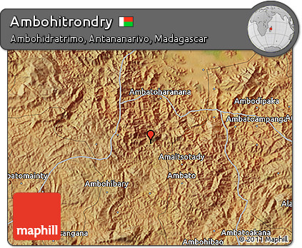 Satellite 3D Map of Ambohitrondry