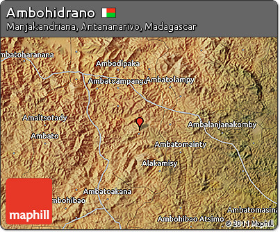 Satellite 3D Map of Ambohidrano