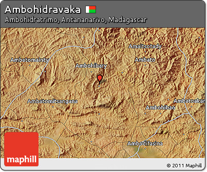 Satellite 3D Map of Ambohidravaka