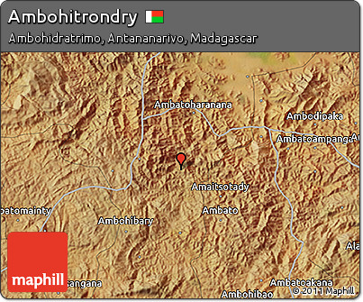 Satellite 3D Map of Ambohitrondry