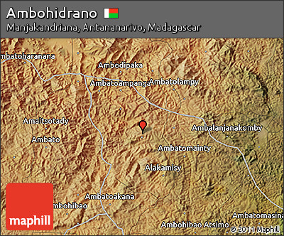 Satellite 3D Map of Ambohidrano