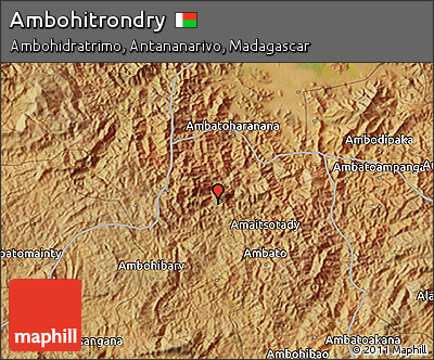 Satellite 3D Map of Ambohitrondry