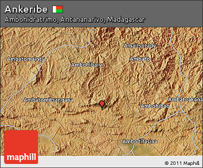 Satellite 3D Map of Ankeribe