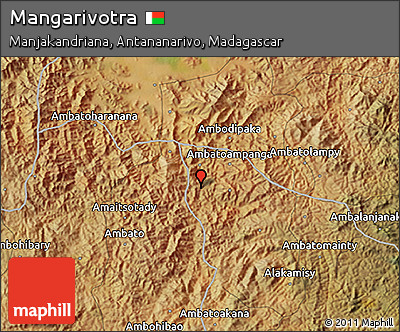 Satellite 3D Map of Mangarivotra