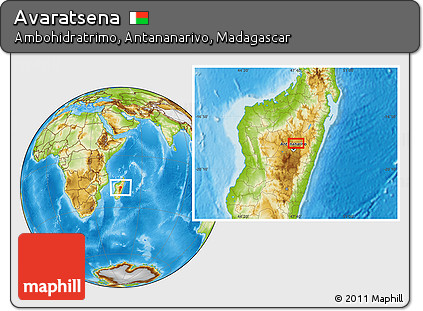 Physical Location Map of Avaratsena