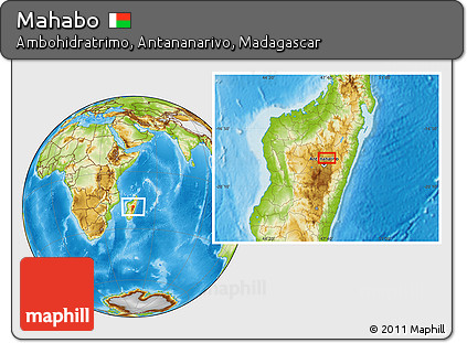 Physical Location Map of Mahabo