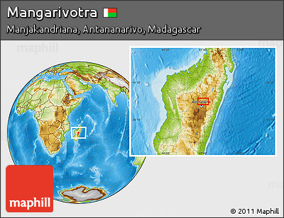 Physical Location Map of Mangarivotra