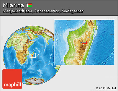 Physical Location Map of Miarina