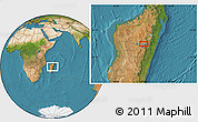 Satellite Location Map of Ambohiboahangy