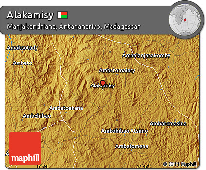 Physical Map of Alakamisy