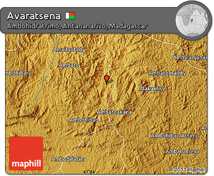 Physical Map of Avaratsena