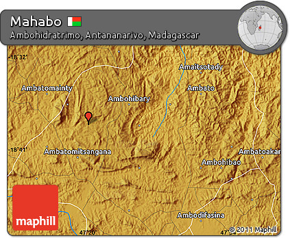 Physical Map of Mahabo