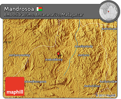 Physical Map of Mandrosoa