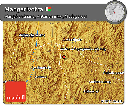 Physical Map of Mangarivotra