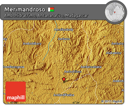 Physical Map of Merimandroso