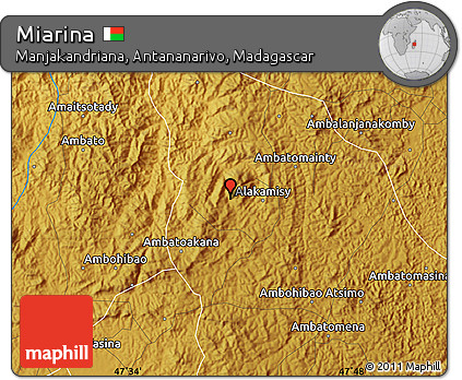 Physical Map of Miarina