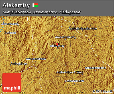 Physical Map of Alakamisy