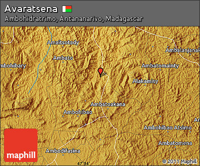 Physical Map of Avaratsena