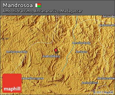Physical Map of Mandrosoa