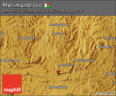 Physical Map of Merimandroso