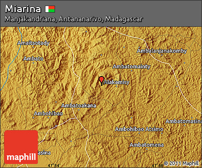 Physical Map of Miarina