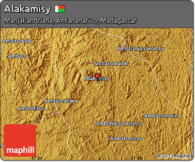 Physical Map of Alakamisy