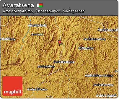 Physical Map of Avaratsena