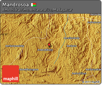 Physical Map of Mandrosoa