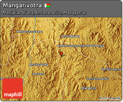 Physical Map of Mangarivotra