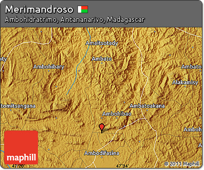 Physical Map of Merimandroso